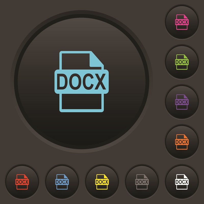 A screenshot of the DOCX file type logo.