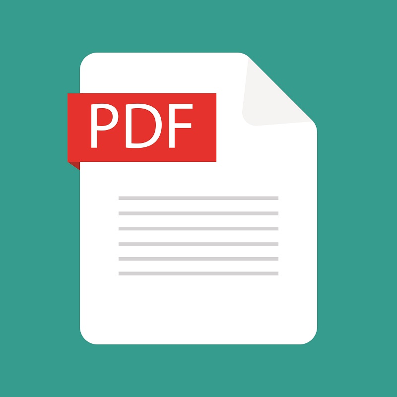 A screenshot of the PDF logo.