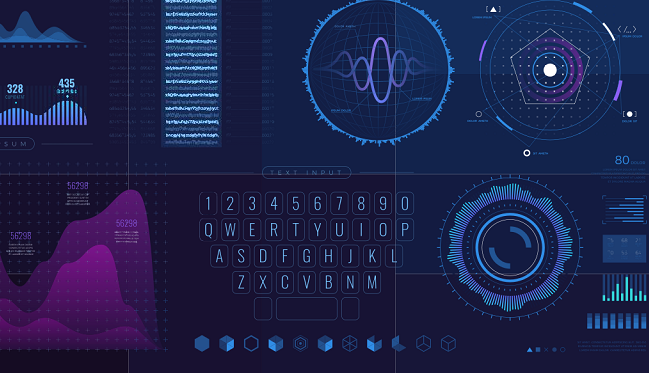 A digital image of a computer hud.