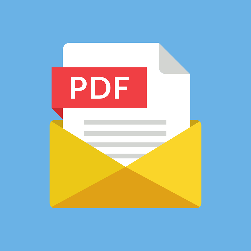 An animated PDF icon.