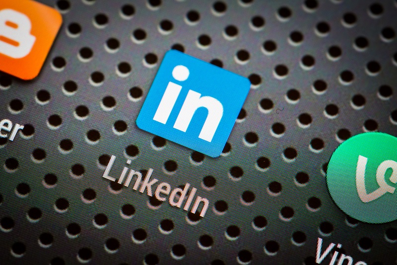 The Linkedin icon.