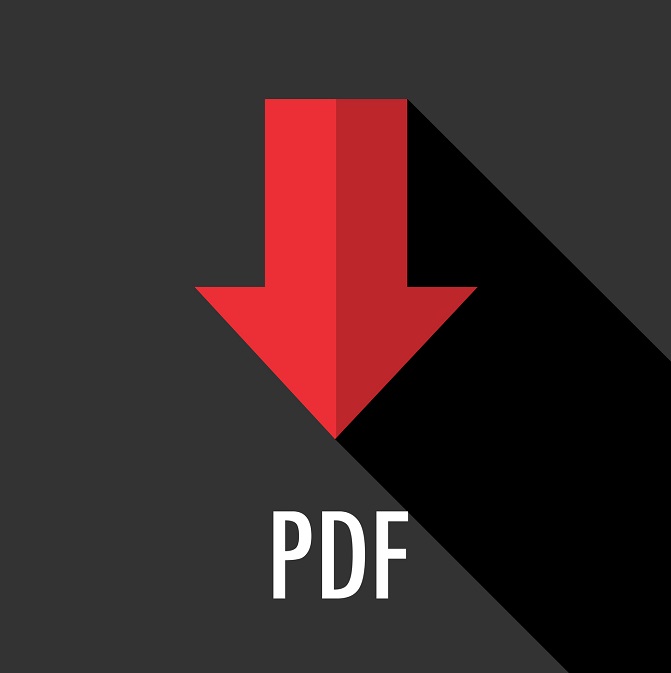 The PDF file icon.