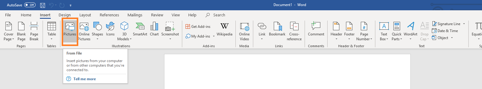 A screenshot of Microsoft Word.