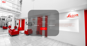 The login screen of Leica Biosystems