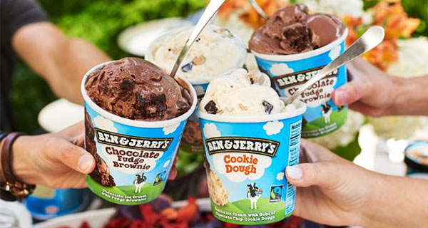 Ben & Jerry's ice cream.