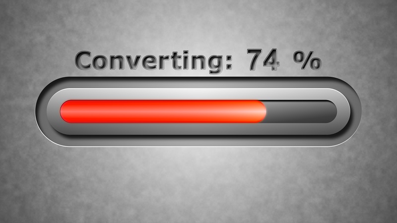 A digital conversion bar.