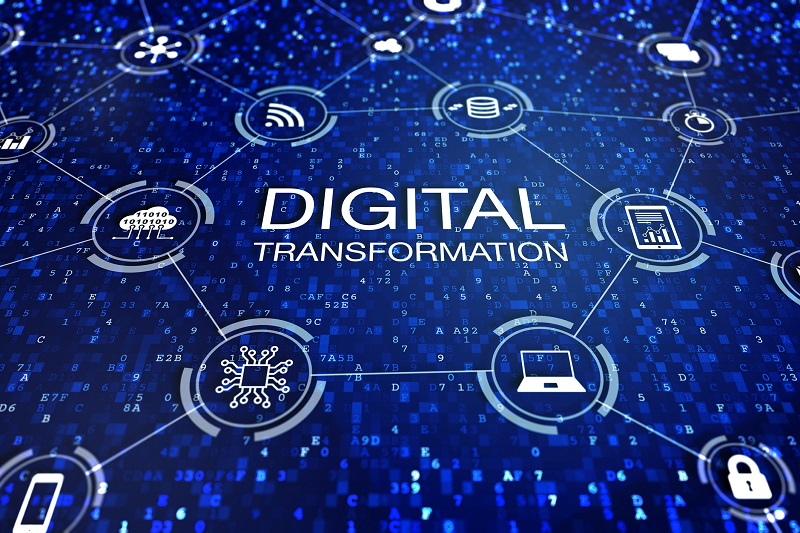 An illustration of digital transformation.