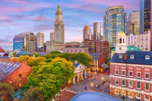 Photograph of Downtown Boston.