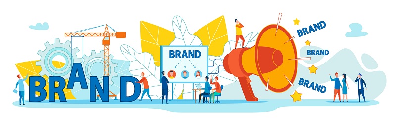 An illustration of branding.