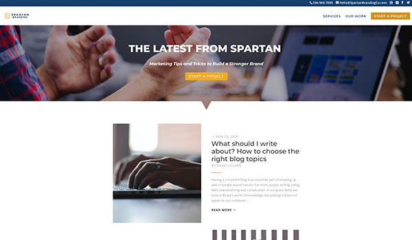 The Spartan website.