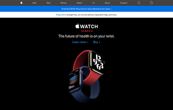 The Apple website.