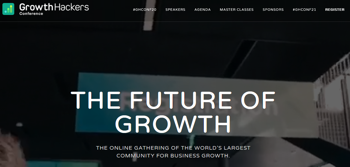 The Growth Hackers page.