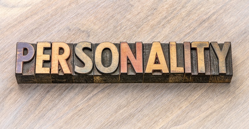 A block of letters that read, 'Personality'.