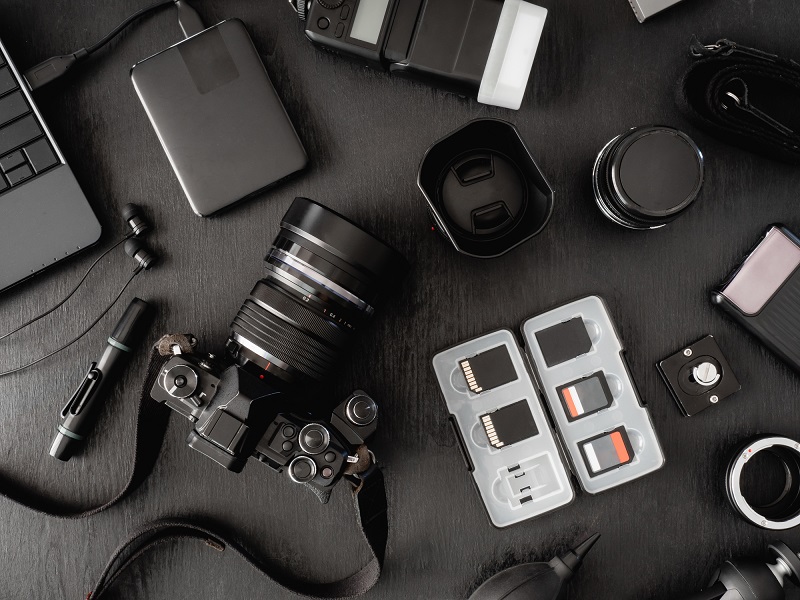 A collection of camera tools.