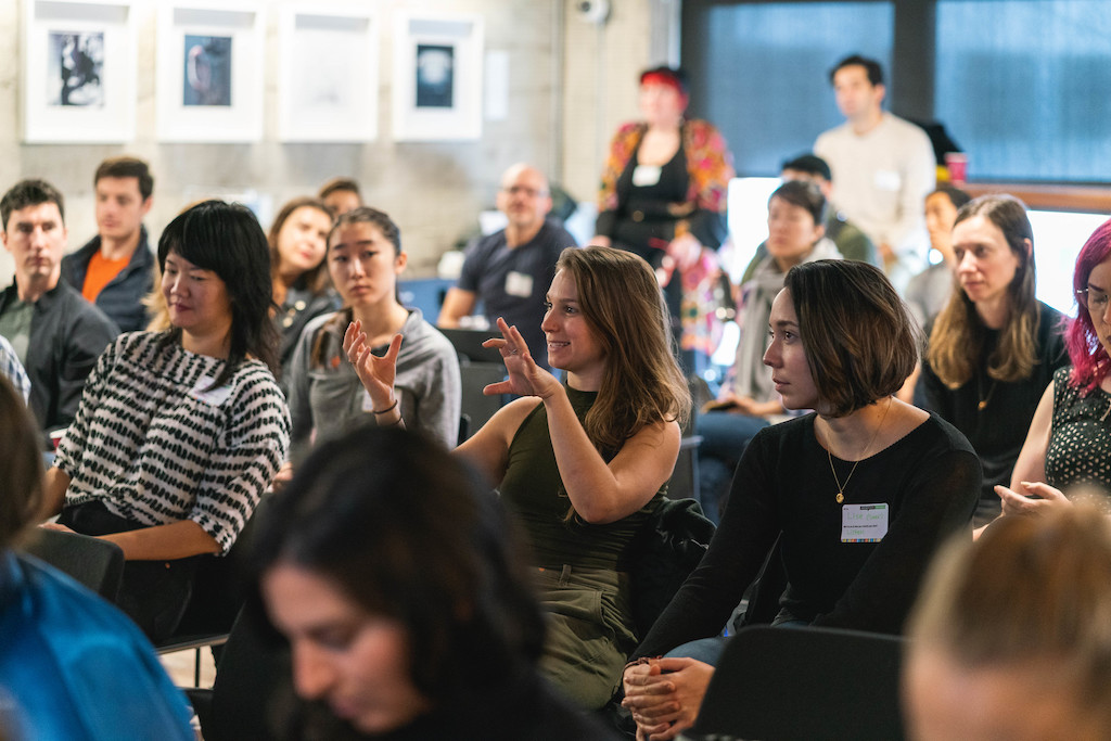 A photo of the audience at the Creative Morning.