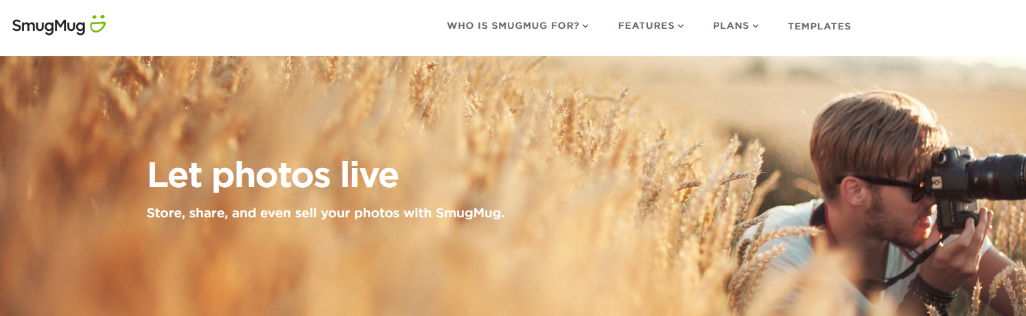 The SmugMug website.