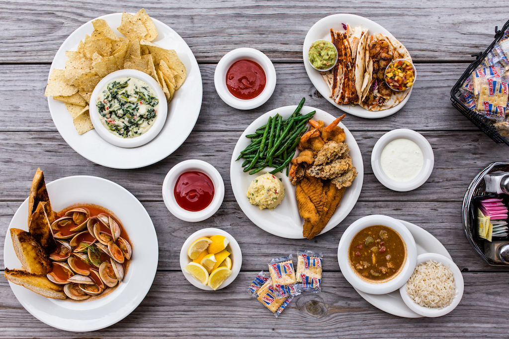 Several delicious culinary creations on a table.