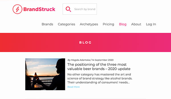 The Brand Struck blog.