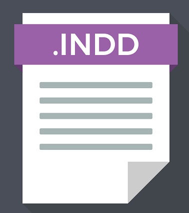 A picture of the INDD file icon.