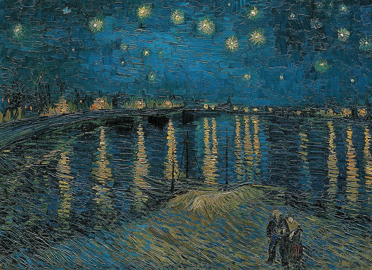 A Van Gogh painting digitized.