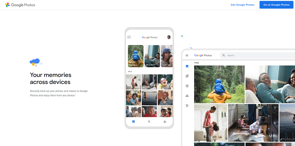 The Google Photos system.