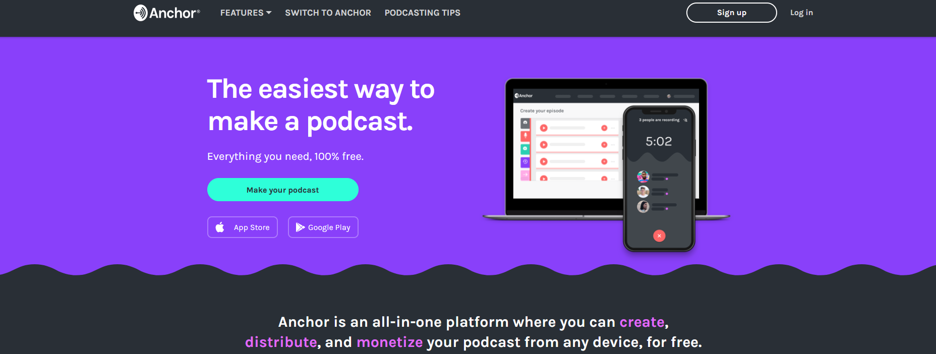 anchor podcast maker on pc