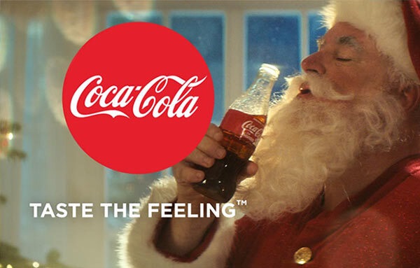 A Santa Coca-Cola ad.