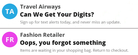 Playful email subject lines.