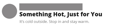 Unbranded email subject line.