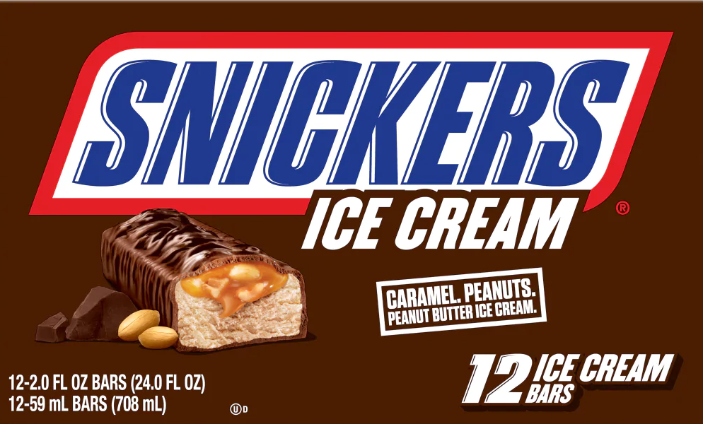 The Snickers Ice Cream package.