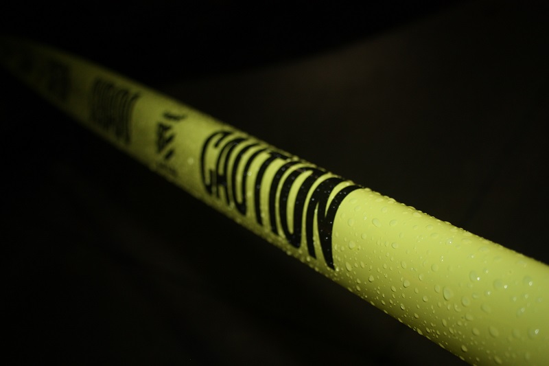 A yellow caution tape.