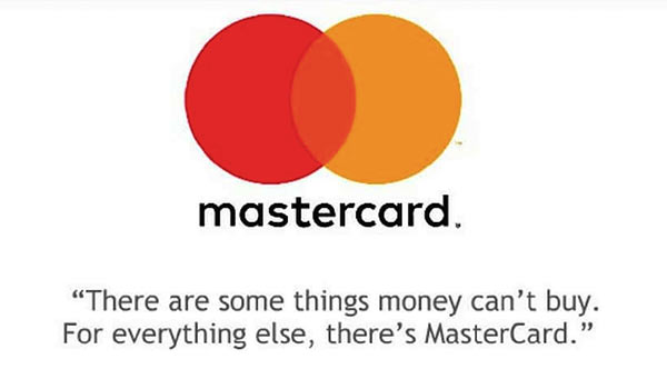 A Mastercard advertisement.