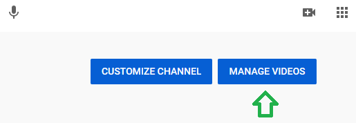 The "Manage Videos" button.
